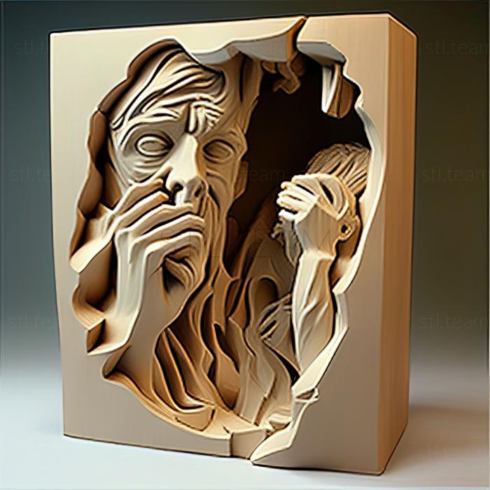 3D model Gilbert White American artist (STL)